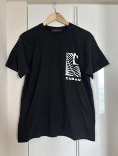 CABaN Tシャツ2枚セット ホワイト S ブラック F CABaN コットン ビルドネックTシャツ（Tシャツ/カットソー