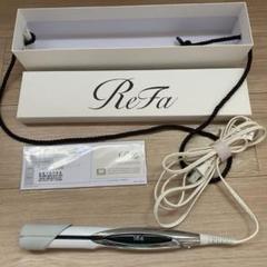 【ジャンク品】ReFaストレートヘアアイロン　ホワイト　箱あり ジャンク品】ReFa ストレートヘアアイロン ホワイト