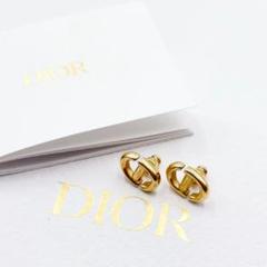 【シンプルで人気♡】DIOR CD Navy スタッズ ピアス すぐ届く【Dior】ディオール CD Navy スタッドピアス ギフト 3種