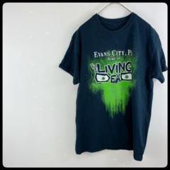 Tシャツ デカロゴ アメリカ古着 不気味なデザイン ホラーTシャツ