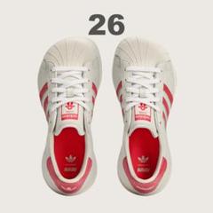 アディダス スーパースター by AVAVAV 26cm ホワイト／レッド m14188285600_1.jpg?1748099544