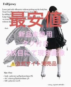新品未使用　Treat Girl's tulle frill jersey Treat Girl's tulle frill jersey(gray) | Treat ü - トップス