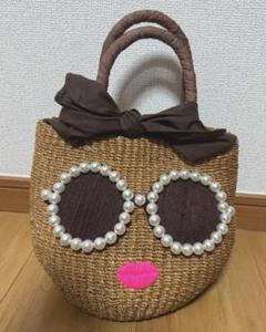 新品未使用アジョリーカゴバック日焼けちゃん 限定値下げ！美品☆アジョリー a-jolie カゴバック カゴバッグ