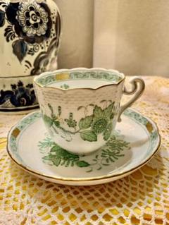 【Herend ヘレンド】インドの華 コーヒーカップ&ソーサー1客