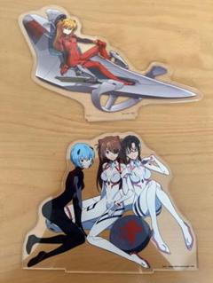 エヴァンゲリオン　アクリルスタンド　レイ　アスカ　マリ　おまけ