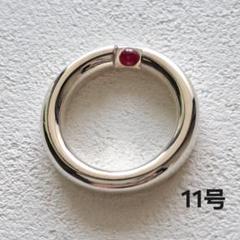 シルバー950 ルビー リング 11号 Design＆Craft KURA シルバー950 ルビー リング 11号 Design＆Craft KURA - メルカリ