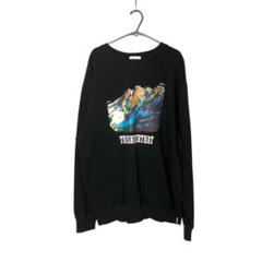 thisisneverthat ネバザ スウェット マウンテンプリント ブラック