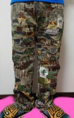 迷彩クラストパンツ ツギハギ 瘡蓋 crustpants ハードコア punk