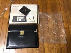 美品 レトロ ビンテージ 70s 80s 90s ドキュメントケース 黒