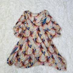 TSUMORIツモリチサト　　花柄　ワンピース