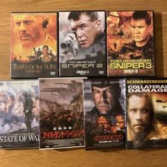 戦争映画など セル版DVD 7作品セット (ケース無し)