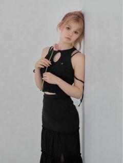 ANDMARY 「Keira tiered set up」ブラック ANDMARY】Keira tiered set up