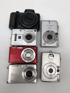 Canon/IXY400カシオなどデジタルカメラまとめて6台ジャンク(D118) Canon/IXY400カシオなどデジタルカメラまとめて6台ジャンク(D118