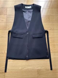 ZARA ポケット付きテクニカルベスト メンズベスト - メルカリ