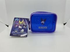 サンリオキャラクターズ　デニムショータイムクリアポーチ　クロミ