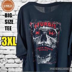 ❎希少超ビッグサイズ3XL Tシャツ！ステージス STURGIS バイクラリー