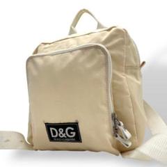 ドルチェアンドガッバーナ　リュックサック　ベージュ　ドルガバ　D&G　s92
