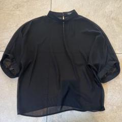 BLENHEIM ブラック シースルーブラウス XSのサムネイル