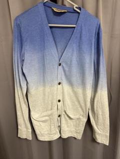 UNFIT グラデーションブルー カーディガン 春服 メンズ 学生