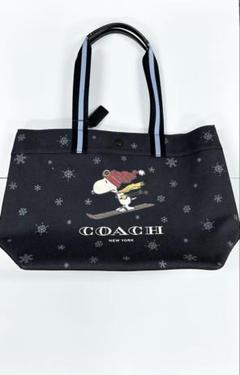 大人気新品 m*a様 coach スヌーピー トートバック コーチ＠オークション バッグ
