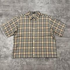 DAKS 短丈　ショート丈　チェックシャツ　cityboy 古着　ボックス