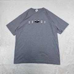 "REEBOK"XL grey 刺繍ロゴ T-shirt