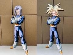 ドラゴンボール　トランクス　リペイントスーパーサイヤ人と普通状態grosサイズ ドラゴンボール トランクス リペイントスーパーサイヤ人と普通