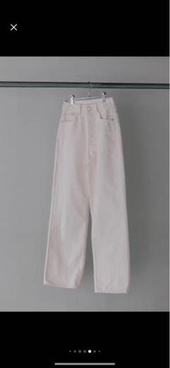 ポワ pois one wash denim ピンク 36 美品 1回のみ着用