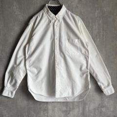 COMME des GARCONS HOMME　水玉　コットンBDホワイトシャツ
