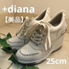 ＋diana プラスダイアナ +diana ビジュー付きグリッター
