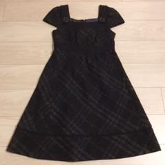 BURBERRY BLUE LABELバーバリーチェック柄　ワンピース　ブラック