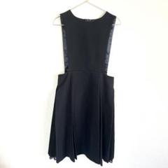 leur logette ルールロジェット 黒 ボリュームキャミワンピース