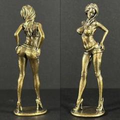 真鍮 美女銅像 置物 西洋美術オブジェアンティークレトロヴィンテージセクシー美人