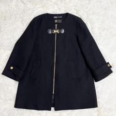 【未使用】ZARA MANTECO マンテコ ベルト ウールコート 完売サイズ ZARA MANTECO ベルテットコート ブラック XS
