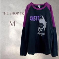 タケオキクチTHE SHOP TK Tシャツ　長袖　紫　黒　カジュアル　ふるじょ