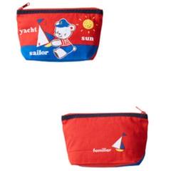 新品 未開封 ファミリア ポーチ 赤 バッグ