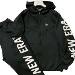 [最終値下げ]NEWERA セットアップ 上(Lサイズ) 下(Mサイズ) 黒 最終値下げ]NEWERA セットアップ 上(Lサイズ) 下(Mサイズ) 黒