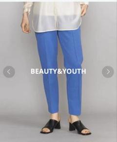 【極美品】BEAUTY&YOUTH バックゴムストレートイージーパンツ
