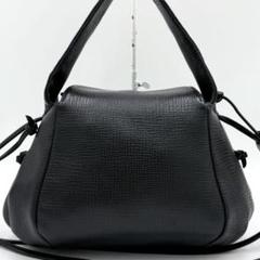 【極美品】エポイ Tuck 2way ワンショルダーバッグ レザー ブラック