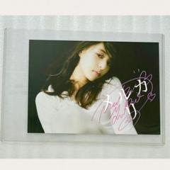 【貴重】 新木優子 直筆サイン入り ポストカード 2L版