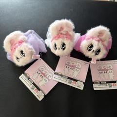 エスターバニー カラフルシュシュ3種　 リボンバニー(パープル、ホワイト、ピンク