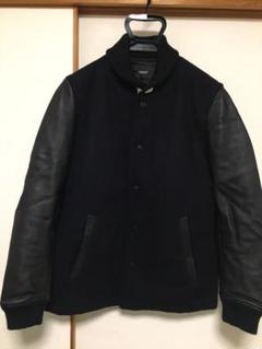 【値下中】ナノユニバース スタジャン M ラムレザー キルティング サーモライト 値下中】ナノユニバース スタジャン M ラムレザー キルティング