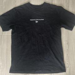 中古ニューエラブラックロゴTシャツ 黒