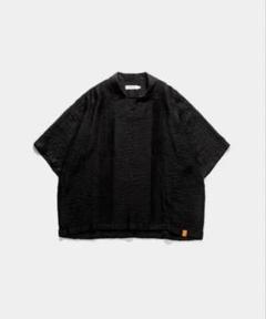 TIGHTBOOTH RAYON CUBA OPEN POLO BLACK