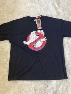 美品　ゴーストバスターズ Ghostbusters Tシャツ　カタカナ　黒　Ｌ CLASSIC x Ghostbusters】ゴーストバスターズ Tシャツ