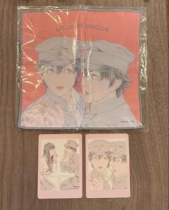 古屋兎丸展　雷蔵　花咲く乙女セット　ライチ光クラブ　ハンカチ トレカ2枚