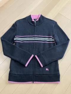 BURBERRY＊BLACKLABEL ジップアップニット ドライバーズニット バーバリーブラックレーベル ジップアップニット サイズ1 メンズ