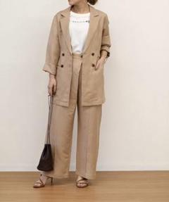 LHELBIE ワンショルサロペット　ジャケット　セットアップ LHELBIE（レルビエ）｜オールインワン・サロペット一覧 - WEAR