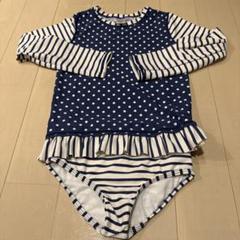 RuffleButts 水玉ストライプ ラッシュガード 7T