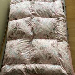 未使用品　高級羽毛　かいまき　水鳥羽毛100％　140×190　日本製 未使用品 高級羽毛 かいまき 水鳥羽毛100％ 140×190 日本製